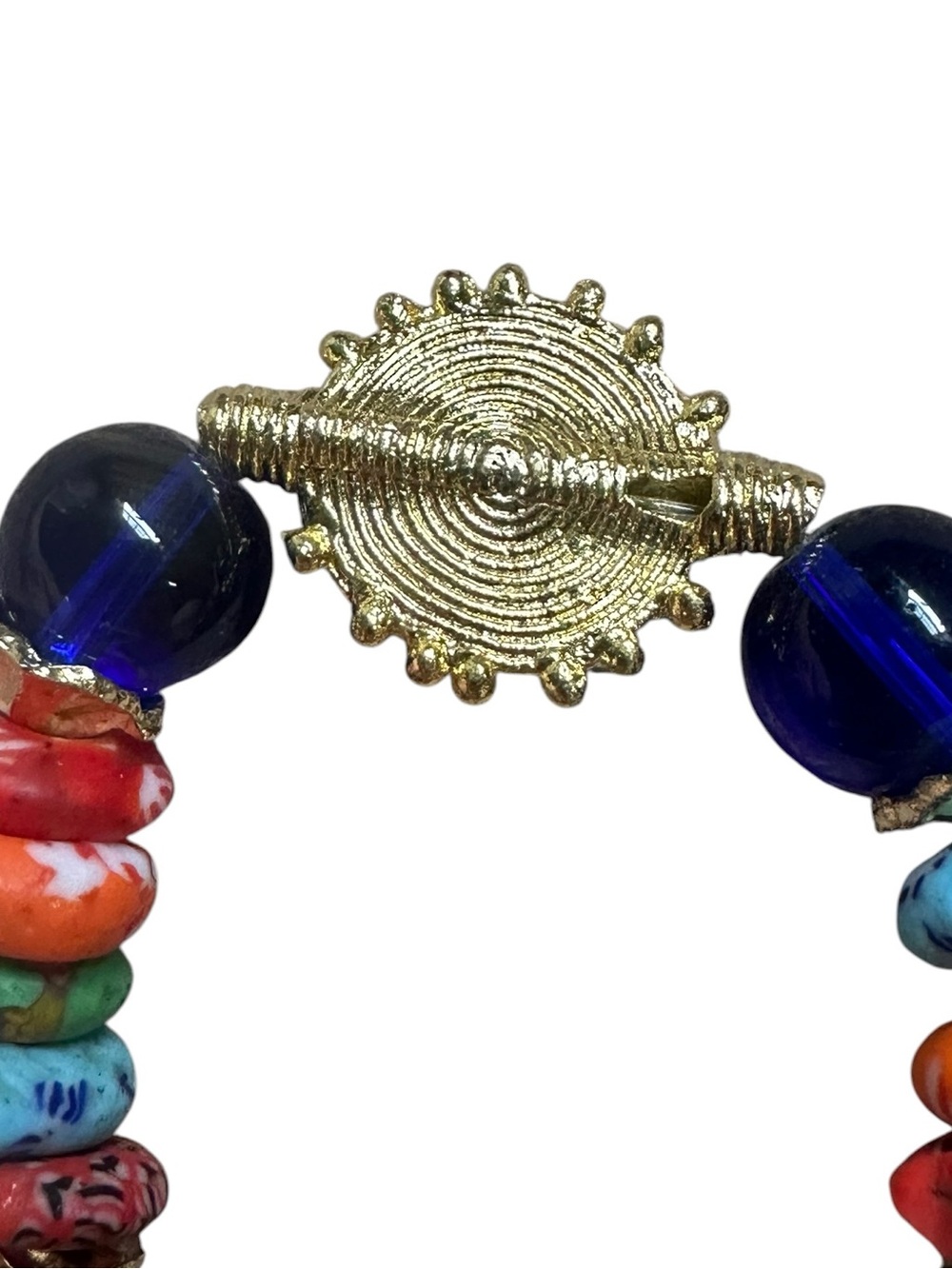 Adinkra Bracelet – Handmade African Beaded Bracelet - Picture 4 of 5